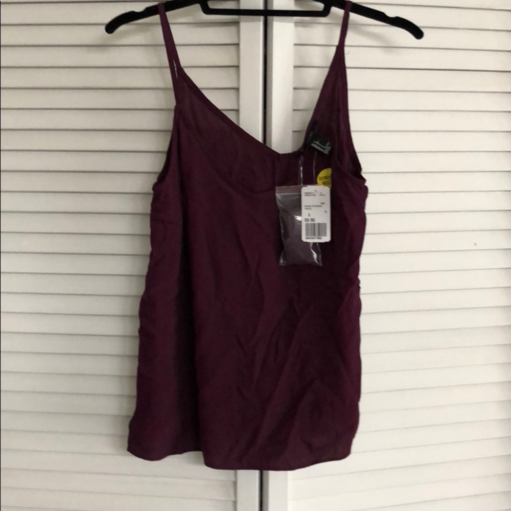 NWT Forever 21 Tank with Neck tie